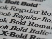 various font weights